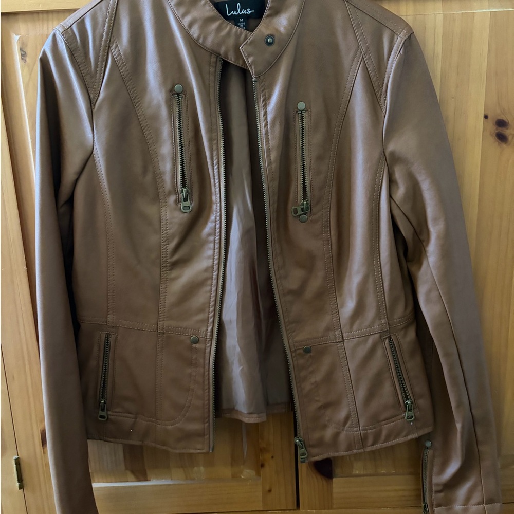 Lulu's Brown Leather Jacket